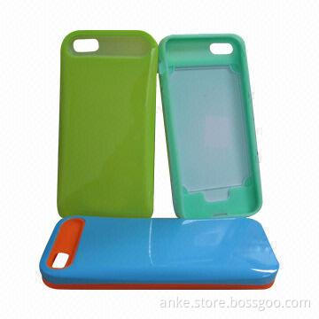 PC/Silicone Case for iPhone 5, with Luminous Function and Various Colors